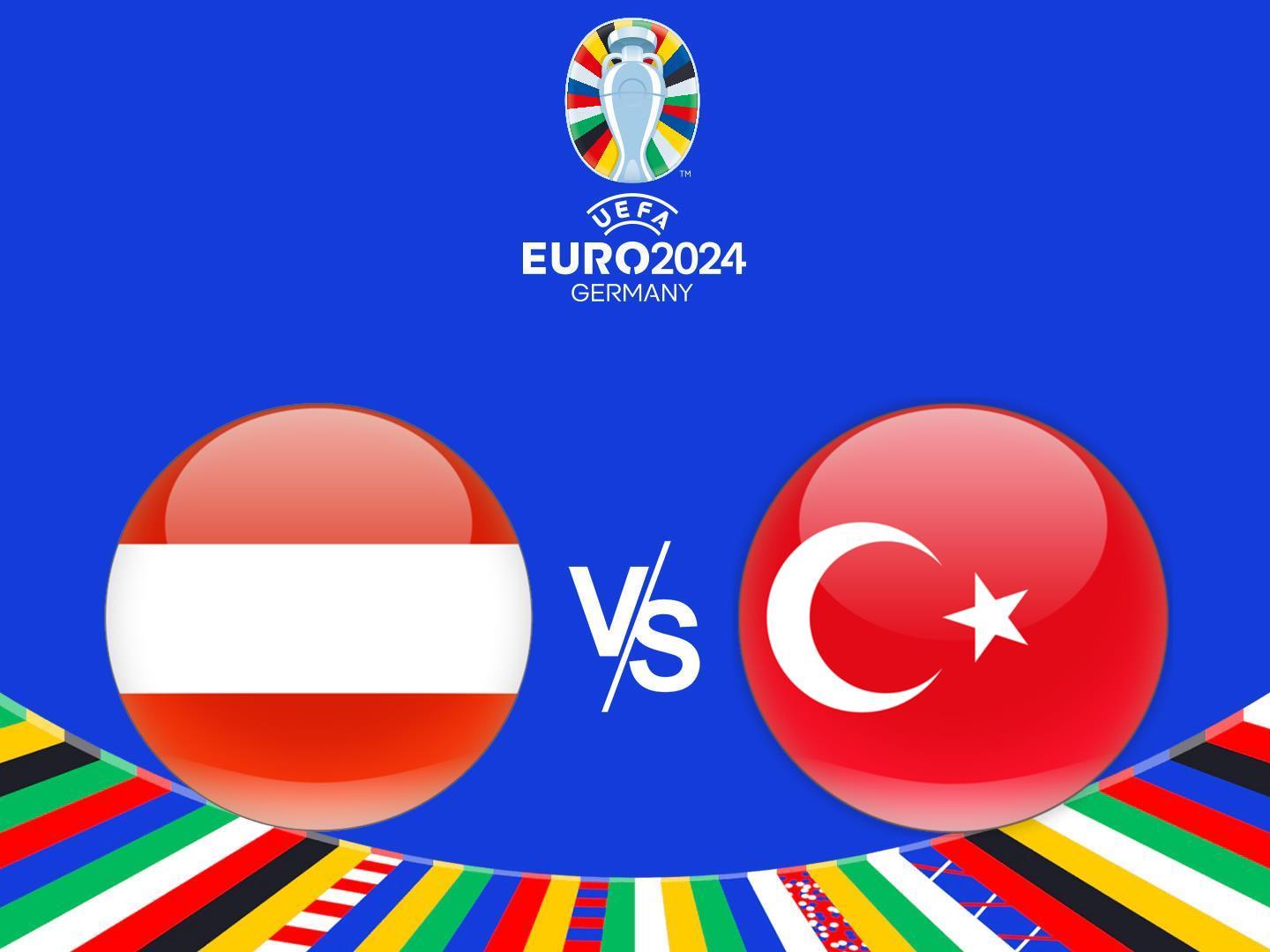 Футбол. Чемпионат Европы-2024. 1/8 финала. Австрия - Турция. Трансляция из Германии